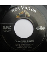Hugo Winterhalter ‎– Canadian Sunset, Vinyl, 45rpm, 1956, Very Good cond... - £3.09 GBP