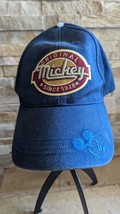 Disney Original Mickey Mouse Patch Navy  Micky face Embroidered Snapback Used - $16.83