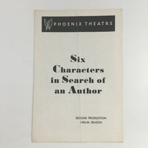 1955 Season Phoenix Theatre Present Six Characters in Search of an Author - £26.11 GBP