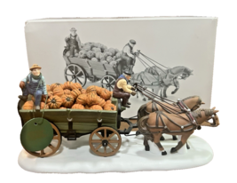 Dept 56 Heritage Village Collection Harvest Pumpkin Wagon Handpainted 56... - $24.75