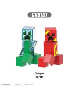 Minifigure Custom Building Toys Game Series Mine Craft Creeper  - £3.14 GBP