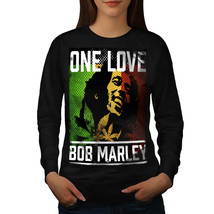 One Love Marley Pot Rasta Jumper Free Soul Women Sweatshirt - £14.85 GBP