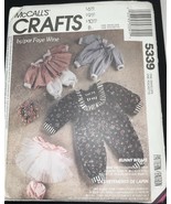 McCalls 1991 Bunny Wraps Pattern 5339 UNCUT FACTORY FOLDED - $188.96 MXN