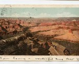 Grand Canyon Arizona From El Tovar Hotel Postcard 1907 Detroit Photograp... - $9.90