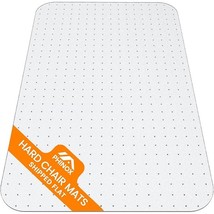 Clear Office Chair Mat for Carpet 30 x 48 in Clear PET Computer Desk Pro... - $29.65