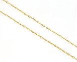 1mm Women&#39;s Chain 14kt Yellow Gold 392182 - £103.67 GBP