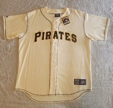 Vintage Majestic Cooperstown Collection  Jersey Pittsburgh Pirates Large... - $74.79