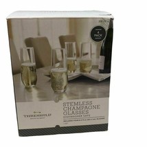 Threshold Stemless Champagne Glasses set of 4 Size O/S - £23.20 GBP