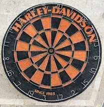Harley-Davidson Collectible Dartboard – Black &amp; Orange – Since 1903 - $1,549.66 MXN