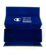 Champion Hard Sided Eyeglass Case Grey Cloth Covered 6.5&quot; x 2.5&quot; x 1.75&quot; - $11.08 CAD