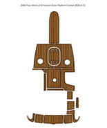 2000 Four Winns 210 Horizon Swim Platform Cockpit Boat EVA Foam Teak Flo... - $15,592.49 MXN