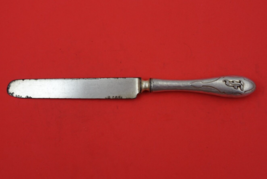 Fourteenth Century by Shreve Sterling Silver Dinner Knife SP Blunt w/Applied &quot;F&quot; - £224.98 GBP