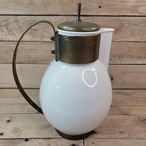 VINTAGE MID CENTURY SCANDINAVIAN DESIGN WHITE PORCELAIN CARAFE - $458.53 MXN