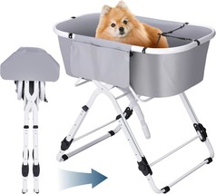 Portable Dog Bath Tub, 2 In 1 Dog Washing Station For Bathing Shower And... - £93.29 GBP