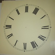 CLOCK DIAL NEW   CLOCK PARTS 11 INCH  ROMAN IVORY COLOR DIAL - $239.42 MXN
