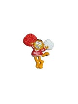 Vintage 1981 Enesco Garfield Cheerleader RAH! Lapel Pin Red And White - $149.11 MXN