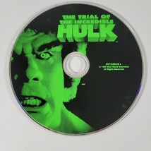 Incredible Hulk DVD Book The Unreleased Manuscript The Trial of Hulk Rare 1989 - £6.38 GBP