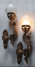 Mermaid Lion Nautical Wall Sconces Brass &amp; Glass Star Lamp...-
show original ... - £781.72 GBP