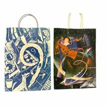 2 VTG RETRO Bloomingdales Paper SHopping Bags Fisher Skater &amp; Shadbolt 89 - $36.12
