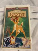 Bambi: 55th Anniversary Walt Disney&#39;s Masterpiece (VHS, Limited Edition) - £3.73 GBP