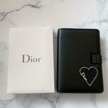 Christian Dior Novelty Diary Notebook Notepad Heart BLACK note books - £66.60 GBP