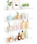 Upsimples 15&quot; Acrylic Floating Shelves Wall Mounted, Kids Bookshelf, Dis... - €28,96 EUR