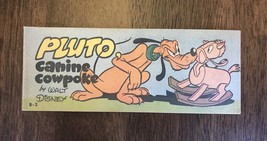 Pluto Canine Cowpoke (1950) Walt Disney Mini Comic Book Old Vintage Book... - £40.45 GBP