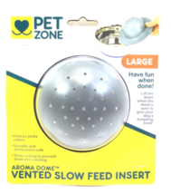 Pet Zone Aroma Dome Vented Slow Feed Bowl Insert For Dogs Dishwasher Saf... - £6.35 GBP