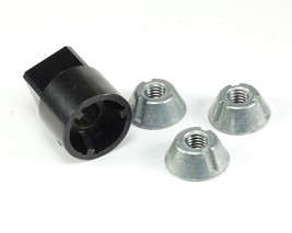 Installation Tool + 5pcs 8mm Tri-Groove Tamper Proof Security Nuts LPF43... - £42.10 GBP