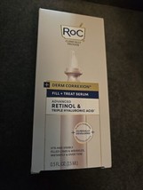 RoC Derm Correxion Fill + Treat Serum 0.5 fl oz Retinol Hyaluronic Acid (O9) - £19.29 GBP