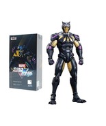 ZD Toy 1:10 Marvel Super War Collection Black Panther Action Figure 7&quot; Gift - £30.26 GBP