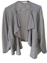Dress Barn Striped 3/4 Sleeve Shrug - $9.75