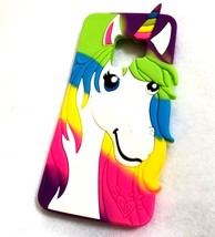 For Samsung Galaxy S9 - Soft Rubber Case Cover Colorful Rainbow Unicorn - £11.98 GBP