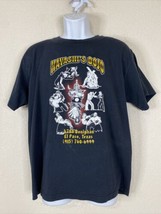Fruit of Loom Men Size L Black Hiyashi&#39;s Dojo Martial Arts T Shirt - £5.02 GBP