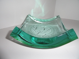 Stephen Schanser Art Glass Bowl Brush Strokes Signed and Dated image 6
