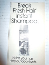 Vintage Breck Fresh Hair Instant Shampoo Print Magazine Advertisement 1972 - €1,74 EUR