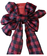 Christmas Holiday Decorative Hanging  Bow-(Red/Black}-Brand New-SHIPS N ... - $13.47 CAD