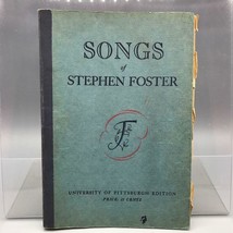 Vintage Songs Of Stephen Foster University De Pittsburgh Édition 1938 - £34.09 GBP
