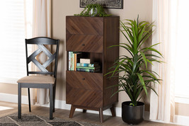 Leryn Walnut Brown Storage Cabinet - $2,614.81 MXN