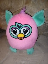 Toy Factory Furby Plush 8&quot; Pink Teal Aqua 2017 Hasbro Stuffed Animal Toy... - £11.83 GBP