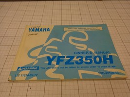 OEM Yamaha Owners Manual  YFZ350H YFZ 350 H    LIT-11626-09-72  3GG-2819... - $25.14