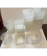 Vintage Tupperware Lot Of 35 Containers Lids Various Pieces 250-18 311-3... - £26.29 GBP
