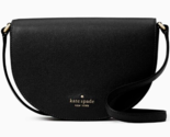 Kate Spade Luna Crescent Crossbody Bag Black Leather Purse K8146 NWT $32... - $118.79