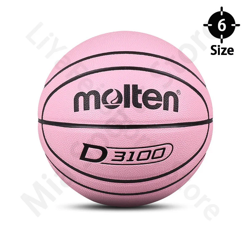 Molten Size 5 6 7 Basketball Black  PU Outdoor Indoor Balls Women Youth Man Matc - £155.32 GBP