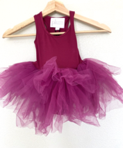 I Love Plum Tutu Ballerina Dance Pageant Pink Purple Dress Girls 12 mos NEW - £13.94 GBP