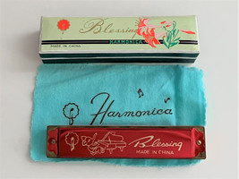 Blessing DHA-161 Harmonica with 16 Double Holes and 32 Reeds - $9.90