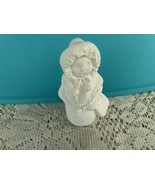 D1 - Lady Snowlady with Purse Ceramic Bisque Ready to Paint You Paint* - $2.50