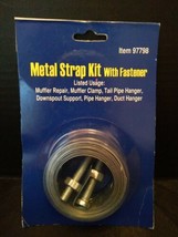 NEW Harbor Freight Metal Strap Kit with Fastener - $12.19