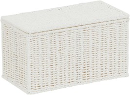 White Paper Rope Lidded Household Essentials - £26.26 GBP