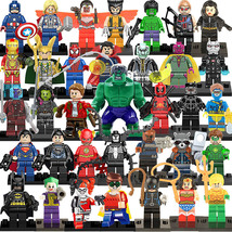 16/35/38Pcs Marvel Super Heros Minifigure Joker Batman Wonder Woman Mini Blocks - $32.00 - $59.00